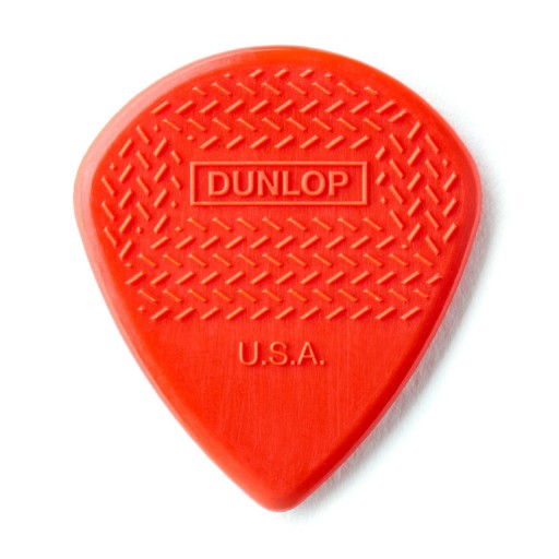 Gitarové trsátko Dunlop MAX-Grip Jazz III, červené