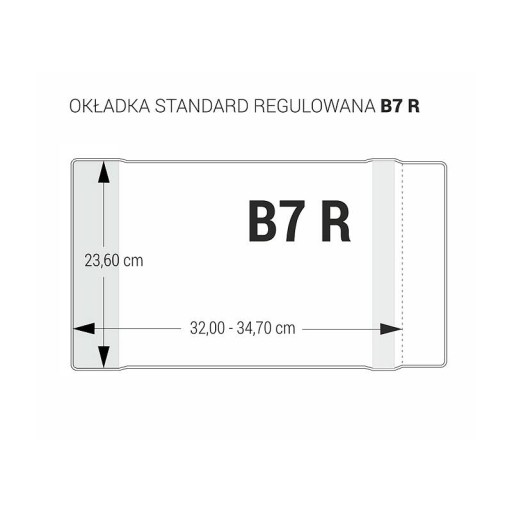 Kryt B7R nastaviteľný 23,6cm x 32-34,7cm kryštál