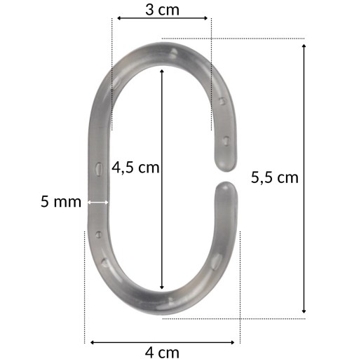 RINGS HÁČIKY VEŠIAKY NA SPRCHOVÝ ZÁCON