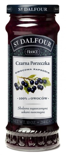 ST. DALFOUR Džem z čiernych ríbezlí 284g