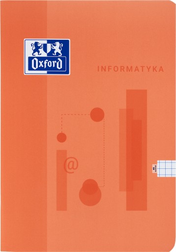 ŠKOLSKÝ ZÁPISNÍK A5 60 štvorcových listov COMPUTER SCIENCE OXFORD x2