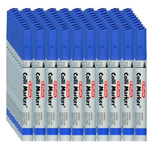 ZNAČOVAČ NA PERNAMENT Colli-Marker Herlitz modrý x 2