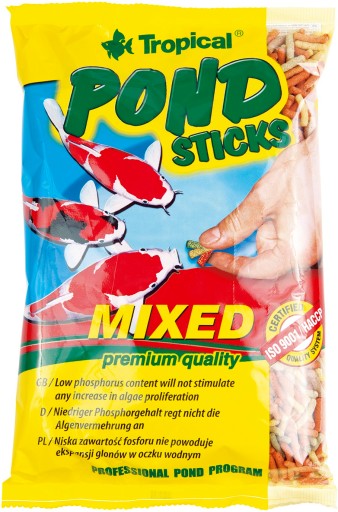 POND TYPY ZMIEŠANÉ 1000ML/90G TROPICAL