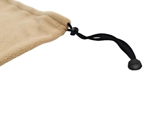 BÉŽOVÁ FLÍSOVÁ ŠÁLKA ŠÁLKA ZIMNÁ TEPLÁ maska na klobúk Bandana 3v1 so šnúrkou
