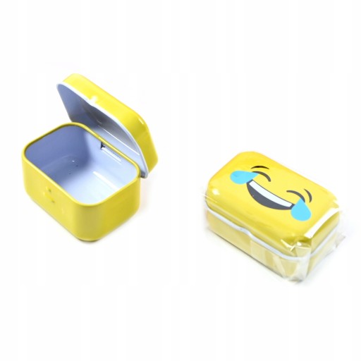 KOVOVÁ KRABIČKA MINI MÔŽE EMOJI RÔZNE VZORKY