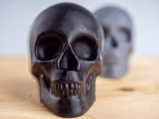 DEKORATÍVNE MYDLO DARČEK LEBKA LEBEKA halloween NARODENINOVÁ SVADBA 2x