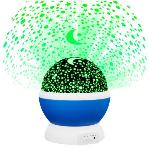 NOČNÁ LAMPA SKY STARS PROJEKTOR LAMPA PROJEKTOR ZMENA FARBY 2v1 XL
