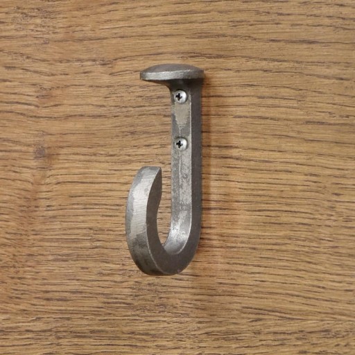 Vešiak na nábytok Hák 80mm RETRO STEEL RAIL