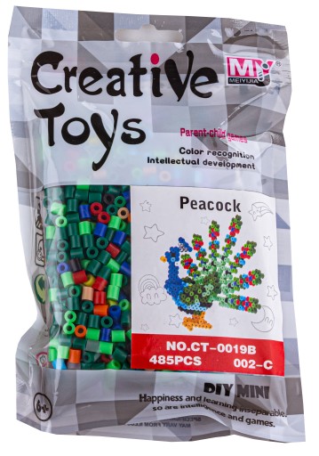 Nažehľovacie korálky 3D VZORKY Žehliace stroje Zvieratká PÁV POHYBLIVÉ prvky