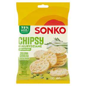 SONKO KUKURIČNÉ ČÍPKY ZELENÁ CIBUĽA 60G