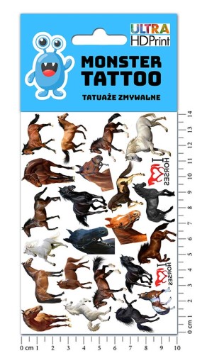 UMÝVAJÚCE DOČASNÉ TETOVANIE PRE DETI DETSKÉ KONÍKY ORIGINÁLNE DIZAJNY