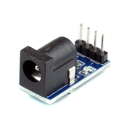 DC 5.5/2.1 zásuvka na PCB DIP