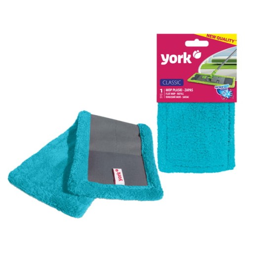 YORK NÁHRADNÁ PLOCHÁ VLOŽKA DO MOPU KLASICKÁ Z MIKROVLÁKNA