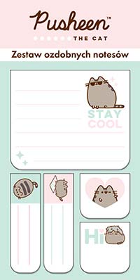 SAMOLEPIACI SADA NOTEBOOKOV 30K 5 KS PUSHEEN MAJEWSKI