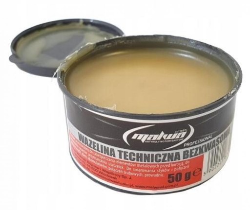 Technická vazelína bez obsahu kyselín, 50g plechovka, Malwa 1JO