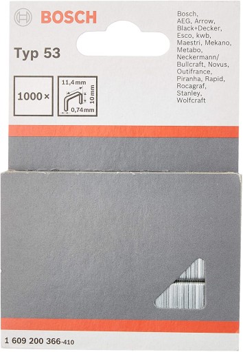 BOSCH 1609200366 sponky typ 53 1000 ks. 10x10