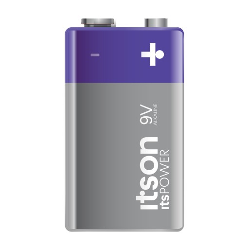 ITSON POWER 9V ALKALICKÁ BATÉRIA 1x VEĽMI ÚČINNÉ HRAČKY/NÁRADIE