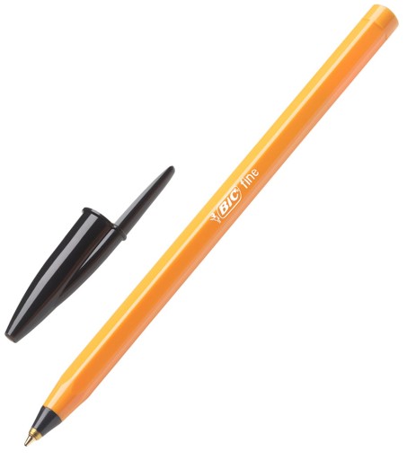 BIC ORANŽOVÝ TRADIČNÝ guľôčkový hrot 0,7 mm čierny