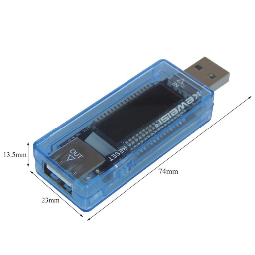 METER VOLTMETER USB AMPÉRMETER TESTER NAPÄŤOVÉHO PRÚDU