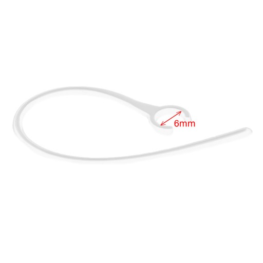 HEADBAND Držiak pre 6mm Bluetooth slúchadlá, bezfarebný