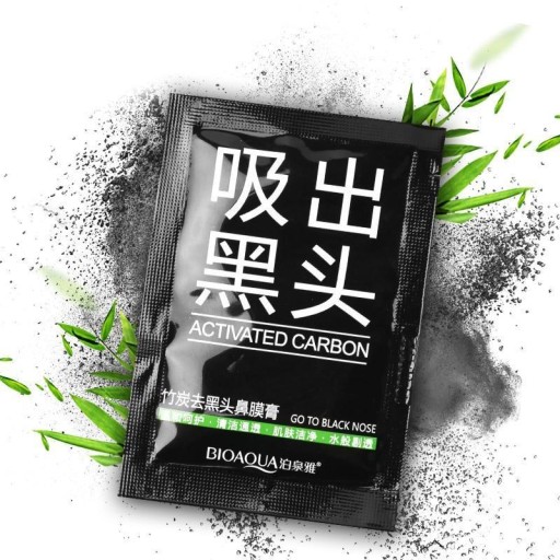 BIOAQUA BLACKHEAD PORE BLACK CARBON NOS MASKA