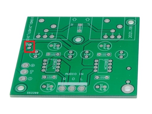 RCA XLR NA 2X DRV134 SIGNÁL PREVODNÍKA PCB