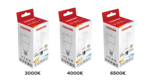 E27 A60 LED žiarovka 4,7W = 40W 470lm 180° 4000K Neutral Milky TOSHIBA