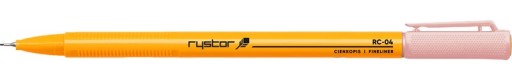 RYSTOR Fineliner školská kancelária RC-04 APRICOT