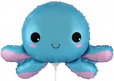 OCTOPUS Fóliový balónik Ocean Sea World Animals Birthday Party 35cm