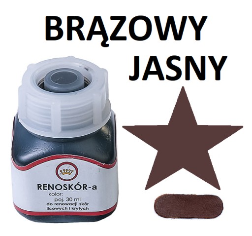 FARBA NA KOŽENKU RENOSKIN svetlohnedá