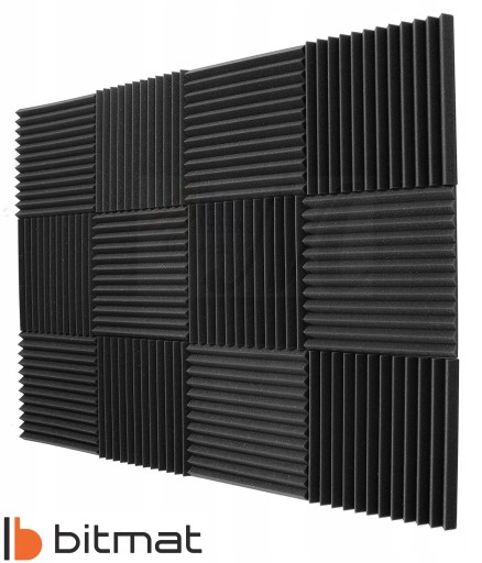NÁstenné PANELY KLINOVÉ ŠTVORCOVÉ DEKORÁCIE 50x50cm 5cm trojuholník stropná kazeta