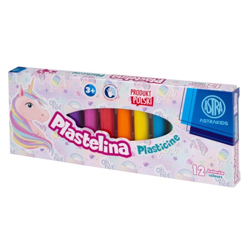 Jednorožec školská plastelína Unicorn 12col ASTRA