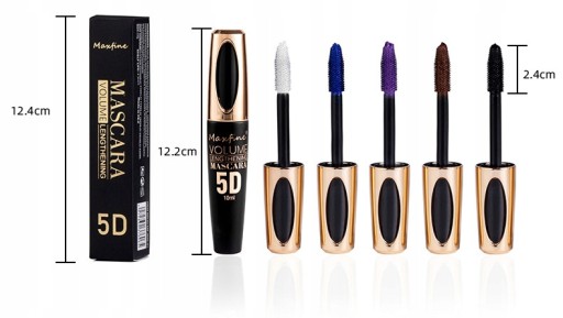 5D Mascara Mascara with Silk Black J1