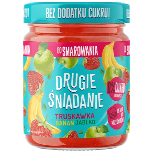 KRÉMOVÝ DŽEM BEZ CUKRU JAHODA BANÁN JABLKO 270 g DAWTONA