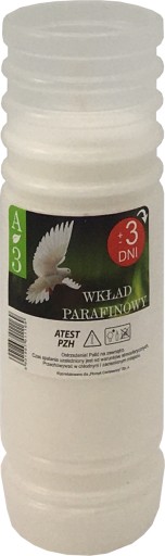 Parafínová vložka do sviečok Aura-3 17,5 cm