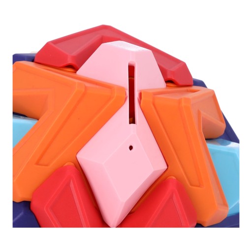 Prasiatko, loptička na skladanie, 3D puzzle