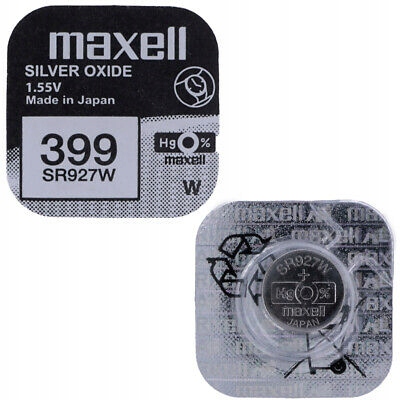 Strieborná batéria 399 SR927W Maxell 1 ks