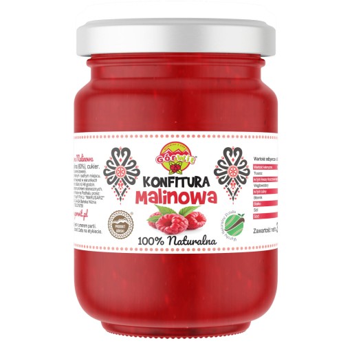 GórWit MALINOVÝ DŽEM 320g 100% prírodný