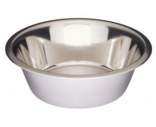 Nerezová kovová miska odolná hlboká pre psov 2,8l 24cm