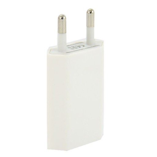 USB 5V 1A sieťová nabíjačka, biela