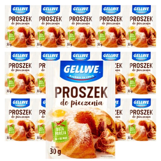 Gellwe prášok do pečiva 30 g x 15 kusov