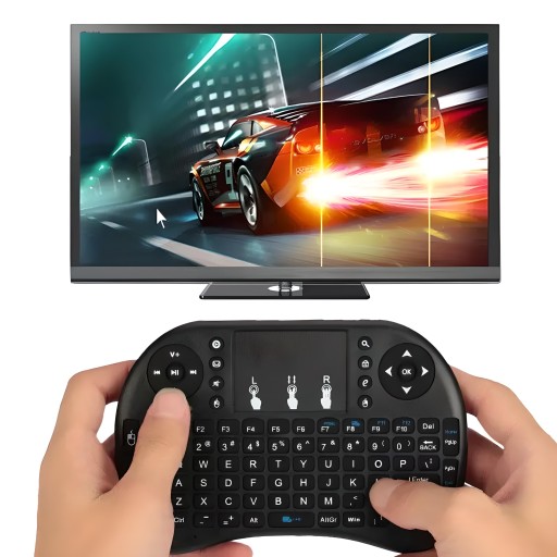 BEZDRÔTOVÁ KLÁVESNICA DOTYKOVÝ OVLÁDAČ S DIAĽKOU MYŠI PRE i8 SMART TV