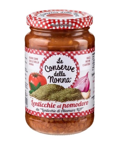 Lenticely marinované s paradajkami Lenticchie al Pomodoro Talian