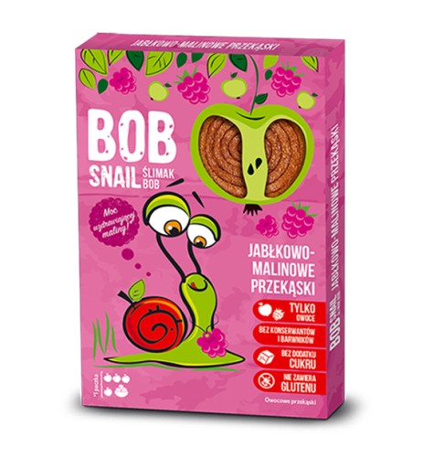 BOB SLIMAJ OVOCNÁ SNACK JABLKO MALINA 60G