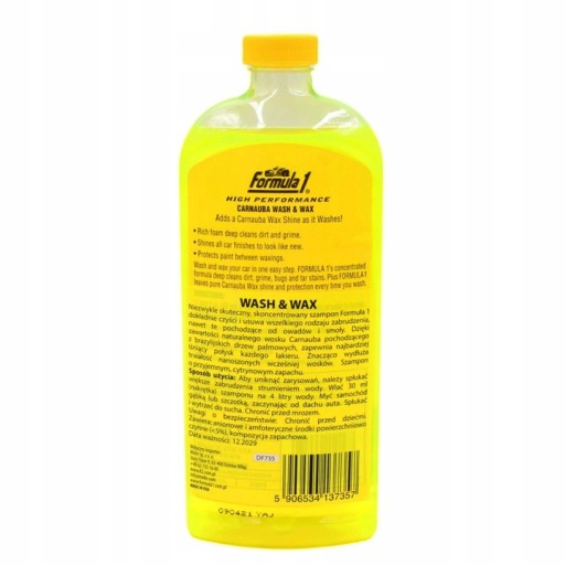 K2 Formula 1 umývací vosk do auta šampón 476 ml