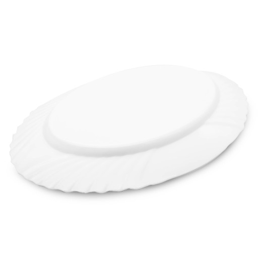 TANIER 23CM BIELY SERVISNÝ TANIER NA OBJÍDKY, OBdĺžnikový
