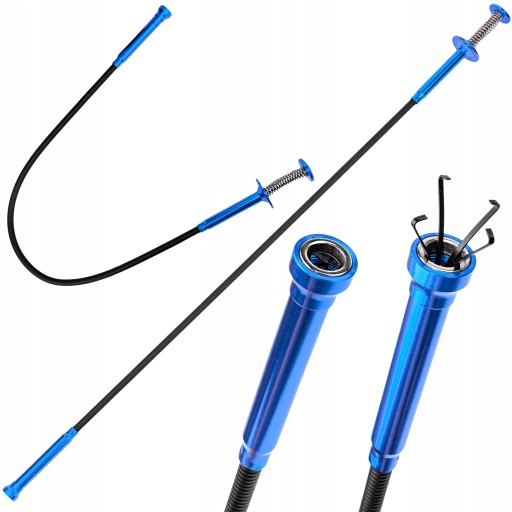 FLEXIBILNÝ KRUHOVÝ DRŽÁK DLHÝ 60CM SPÍNAČ ŠPIRÁLOVÝ S PRUŽINOU