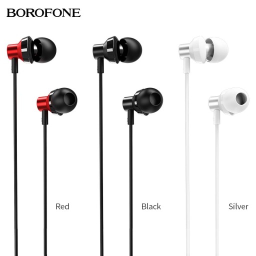 BM35 Audio slúchadlá 3,5 mm jack s KOVOVÝM mikrofónom