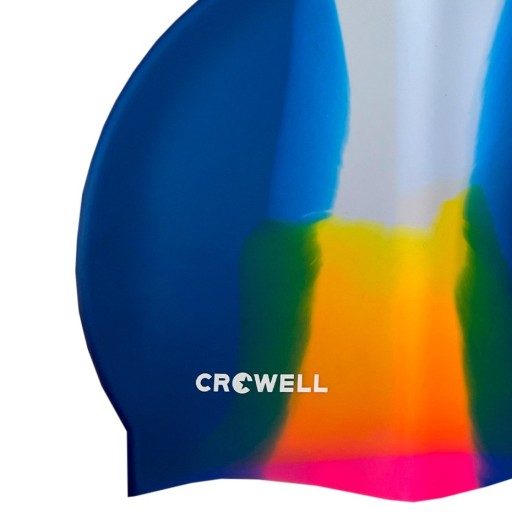 Silikónová plavecká čiapka Crowell Multi Flame