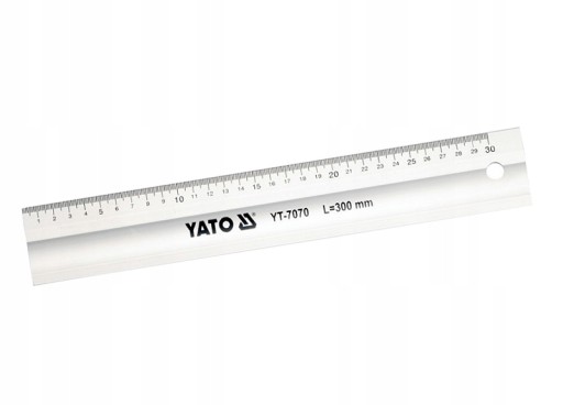 Hliníkové pravítko / Pravítko 300mm YATO YT-7070
